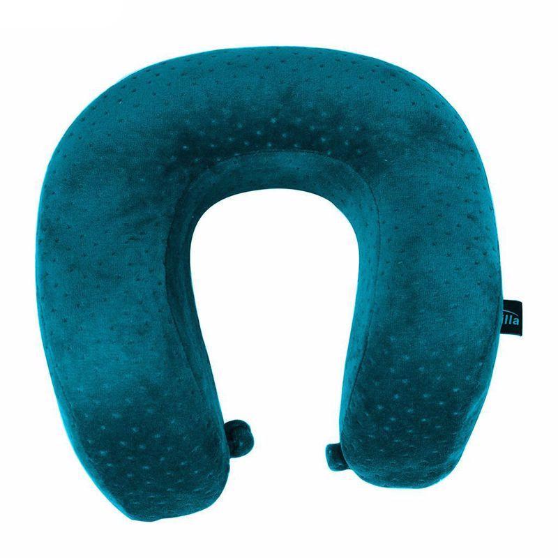 Sharper image memory foam travel clearance neck pillow